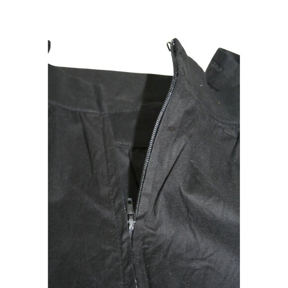 ModCloth Womens L Black Pinafore Apron Dress White Spiderwebs Halloween Witchy - Picture 4 of 8